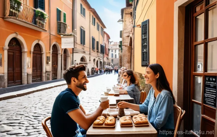 이탈리아어와 바티칸 라틴어 - **Prompt:** A young adult (wearing a stylish but modest outfit such as a t-shirt and jeans) is seate...